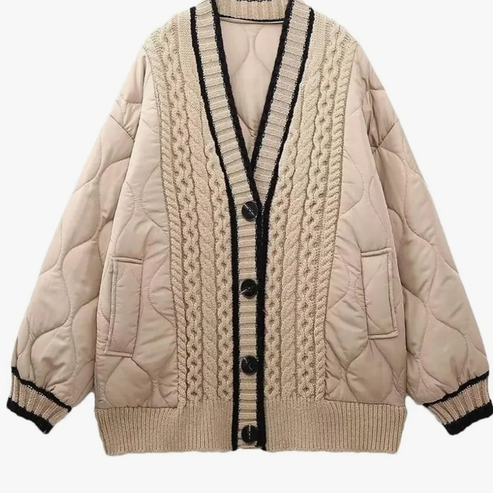 Sunday‎ Up Women's Oversized Quilted Cardigan Sweater. Size M/L
